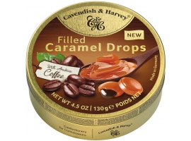 KẸO C&H FILLED CARAMEL DROPS WITH COFFEE 130G